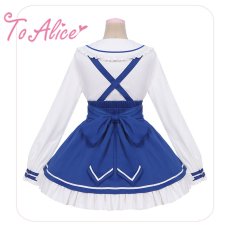 画像3: 【ToAlice】C7379魔法少女の学園制服サス付きスカート【30％OFF】 (3)