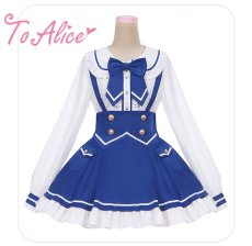 画像2: 【ToAlice】C7379魔法少女の学園制服サス付きスカート【30％OFF】 (2)