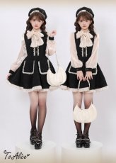 画像17: 【ToAlice】C7426リボンレイヤード風ツイードワンピース【30%OFF】 (17)