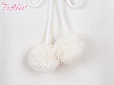 画像5: 【ToAlice】C7436ポンポンリボン付きあったかトップス【30%OFF】 (5)