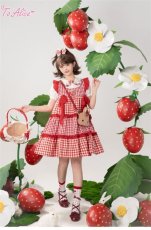 画像9: 【ToAlice】L1483ストロベリーブーケ半袖ブラウス (9)