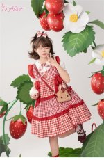 画像8: 【ToAlice】L1483ストロベリーブーケ半袖ブラウス (8)