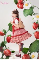 画像11: 【ToAlice】L1483ストロベリーブーケ半袖ブラウス (11)