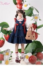 画像4: 【ToAlice】L1484ストロベリーブーケ長袖ブラウス (4)