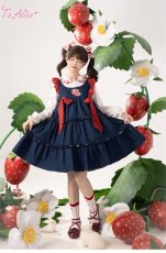 画像6: 【ToAlice】L1484ストロベリーブーケ長袖ブラウス (6)