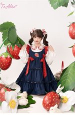画像8: 【ToAlice】L1484ストロベリーブーケ長袖ブラウス (8)