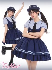 画像4: 【Last one】【ToAlice】S2729ポリス風ボーラーハット (4)