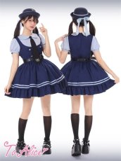 画像3: 【Last one】【ToAlice】S2729ポリス風ボーラーハット (3)