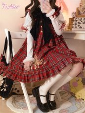 画像16: 【ToAlice】C7687リボンデコレーションエレファントスリーブトップス (16)