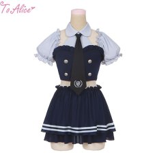 画像1: 【ToAlice】C7712ポリスレイヤード風ビキニ【30%OFF】 (1)