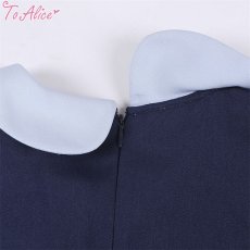画像3: 【Last one】【ToAlice】C7783ポリスレイヤード風ショート丈トップス【本店・通販限定】【30%OFF】 (3)