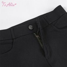 画像3: 【ToAlice】C7784ブラックスキニーパンツ【本店・通販限定】【30%OFF】 (3)