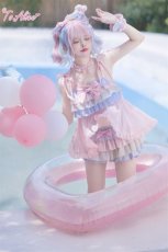 画像6: 【ToAlice】パステルティアードビキニ【30%OFF】 (6)
