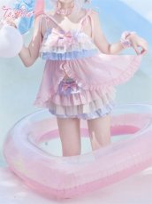 画像5: 【ToAlice】パステルティアードビキニ【30%OFF】 (5)