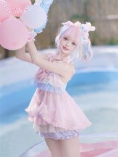 画像10: 【ToAlice】パステルティアードビキニ【30%OFF】 (10)