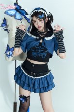 画像4: 【ToAlice】C7831クロス✟バタフライショートアウター【30％OFF】 (4)