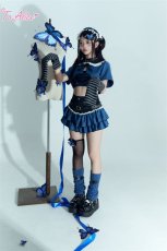 画像6: 【ToAlice】S2963ブラック細ベルト【50％OFF】 (6)