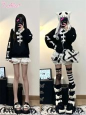 画像3: 【ToAlice】C7842スケルトンキャットトップス【50％OFF】 (3)