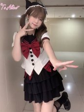 画像11: 【ToAlice】C7890小悪魔猫セーラートップス【50％OFF】 (11)