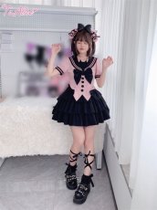画像20: 【ToAlice】C7890小悪魔猫セーラートップス【50％OFF】 (20)