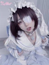 画像6: 【Last one】【ToAlice】S2880ハート×クロス水色眼帯【30％OFF】 (6)