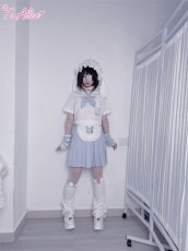 画像9: 【Last one】【ToAlice】S2880ハート×クロス水色眼帯【30％OFF】 (9)