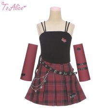 画像2: 【ToAlice】S2885ハート刺繍入りアームカバー【50％OFF】 (2)