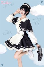 画像7: 【ToAlice】C7932天使メイドスカラップケープ【30％OFF】 (7)