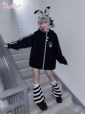 画像6: 【Last one】【ToAlice】C7935 MEOWねこみみ裏起毛パーカー【30%OFF】 (6)