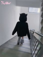 画像8: 【Last one】【ToAlice】C7935 MEOWねこみみ裏起毛パーカー【30%OFF】 (8)