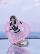 画像9: 【ToAlice】C7945オープンショルダーレースアップ地雷ビキニ (9)