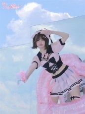 画像7: 【ToAlice】C7945オープンショルダーレースアップ地雷ビキニ (7)
