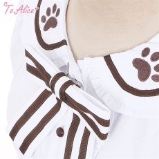 画像3: 【ToAlice】刺繡入り変形襟バルーンブラウストップス【50％OFF】 (3)