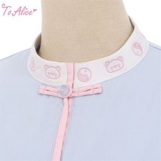 画像4: 【ToAlice】もふもふアニマルチャイナトップス【本店・通販限定】  (4)