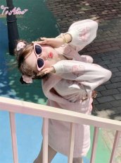 画像11: 【ToAlice】C7995こぶたさんもこもこサロペットスカート【30%OFF】 (11)