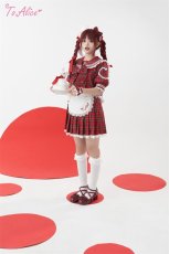 画像7: 【ToAlice】S3008【DC】フリルチェックリボンカチューシャ【30％OFF】 (7)