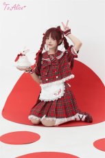 画像4: 【ToAlice】S3008【DC】フリルチェックリボンカチューシャ【30％OFF】 (4)
