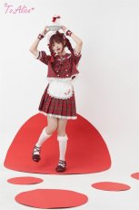 画像8: 【ToAlice】S3008【DC】フリルチェックリボンカチューシャ【30％OFF】 (8)