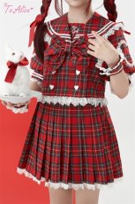 画像4: 【ToAlice】S3007【DC】レッドチェックカフス【30％OFF】 (4)
