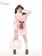 画像27: 【Last one】【ToAlice】C8012こぶたさん二ットトップス (27)