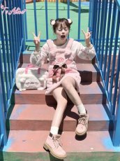 画像15: 【Last one】【ToAlice】C8012こぶたさん二ットトップス (15)