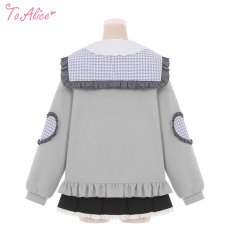 画像3: 【ToAlice】C8028【DC】Lovely Heartボックスプリーツスカパン【50％OFF】 (3)