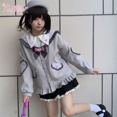 画像6: 【ToAlice】C8028【DC】Lovely Heartボックスプリーツスカパン【50％OFF】 (6)