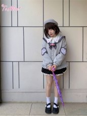 画像7: 【ToAlice】C8028【DC】Lovely Heartボックスプリーツスカパン【50％OFF】 (7)