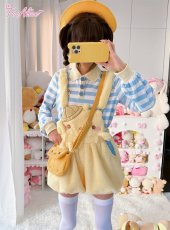 画像26: 【送料無料】C8073ことり幼稚園もこもこバルーンサロペットパンツ《予約受付》 (26)
