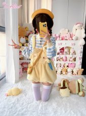画像27: 【送料無料】C8073ことり幼稚園もこもこバルーンサロペットパンツ《予約受付》 (27)