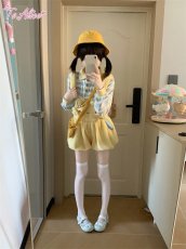 画像18: 【送料無料】C8073ことり幼稚園もこもこバルーンサロペットパンツ《予約受付》 (18)