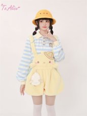 画像13: 【ToAlice】C8073ことり幼稚園もこもこバルーンサロペットパンツ【30%OFF】 (13)