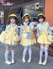 画像11: 【ToAlice】C8073ことり幼稚園もこもこバルーンサロペットパンツ【30%OFF】 (11)