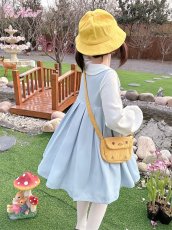 画像21: 【ToAlice】C8085ことり幼稚園長袖ボックスプリーツワンピース (21)